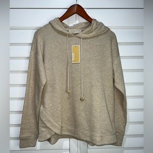 SOLD 𝐌𝐈𝐂𝐇𝐀𝐄𝐋 𝐊𝐎𝐑'𝐒 Women’s Size Small Pull Over Hoodie w/gold details
